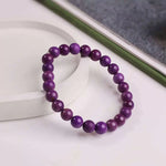 Load image into Gallery viewer, Phosphosiderite Round Beads Bracelet
