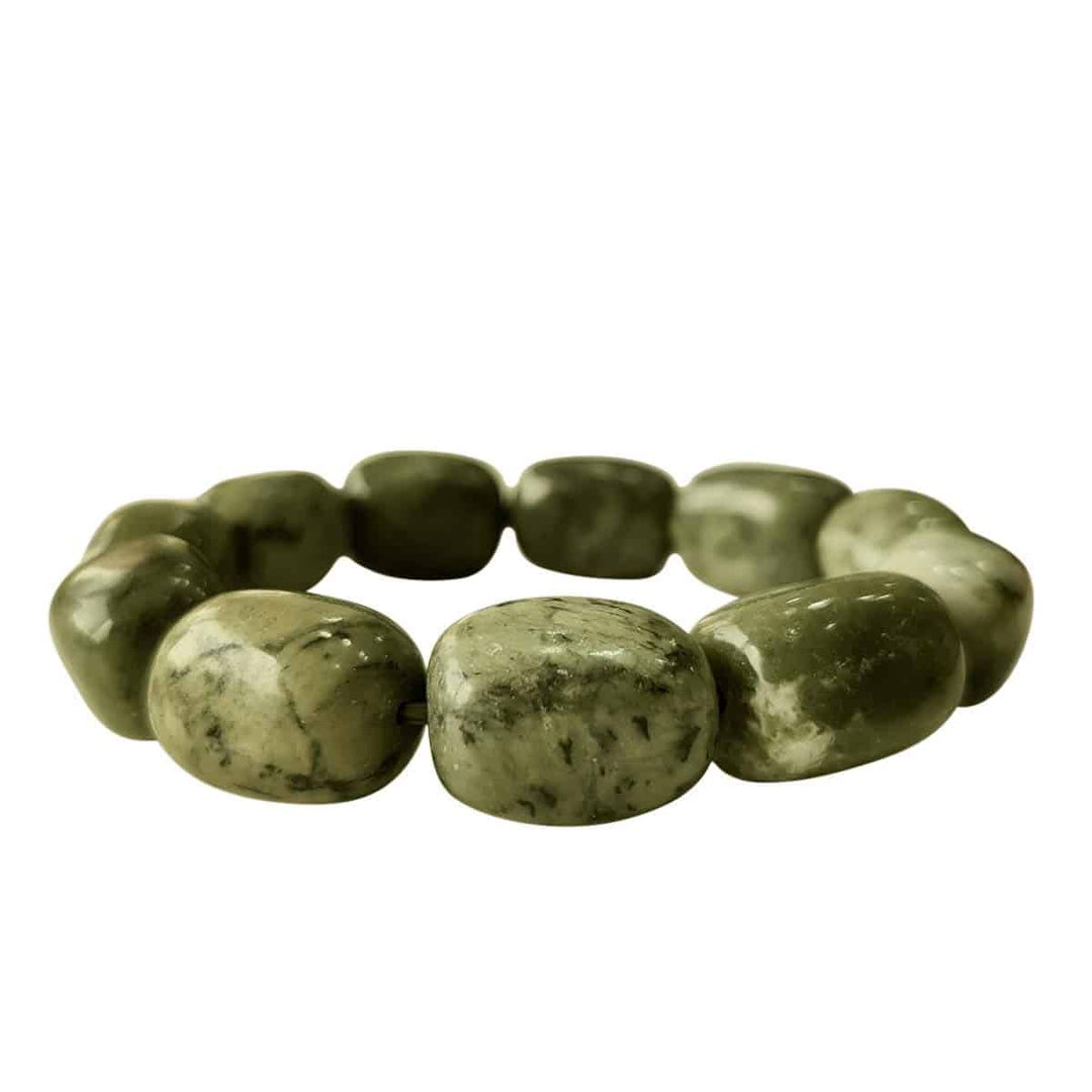 Prehnite Crystal Tumble Bracelet