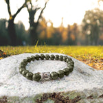 Load image into Gallery viewer, Pyrite Buddha Bracelet
