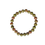 Load image into Gallery viewer, Unakite Bracelet 8mm
