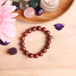 Load image into Gallery viewer, Red Jasper Bracelet In Round Beads
