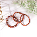 Load image into Gallery viewer, Red Jasper Bracelet In Round Beads
