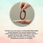 Load image into Gallery viewer, Red Jasper Bracelet In Round Beads
