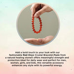 Load image into Gallery viewer, Red Onyx Bracelet In Round Beads
