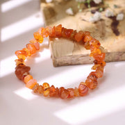 Red Carnelian Chips Bracelet