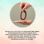 Load image into Gallery viewer, Red Jasper Round Beads Bracelet
