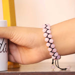 Load image into Gallery viewer, Rose Quartz Thread Bracelet
