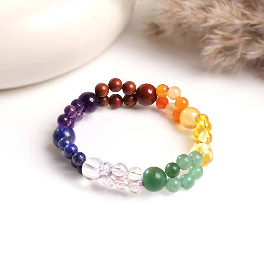 7 Chakra Bracelet 6mm-10mm