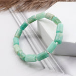 Load image into Gallery viewer, Amazonite Rectangle Beads Bracelet
