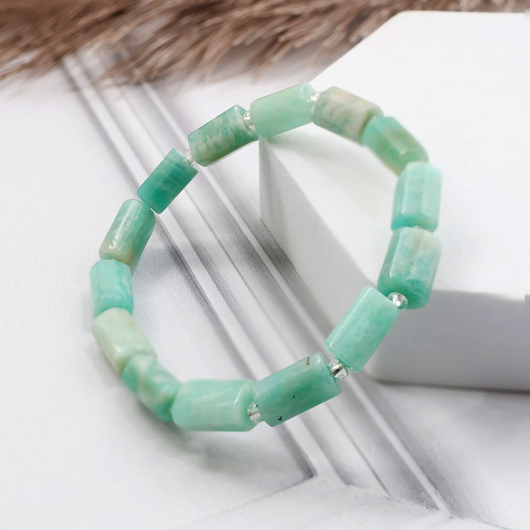 Amazonite Rectangle Beads Bracelet