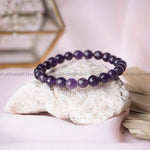 Load image into Gallery viewer, Amethyst Faceted Bracelet
