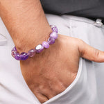 Load image into Gallery viewer, Amethyst Tumble Bracelet

