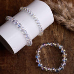 Load image into Gallery viewer, Angel Aura Quartz Faceted (Diamond Cut) Bracelet
