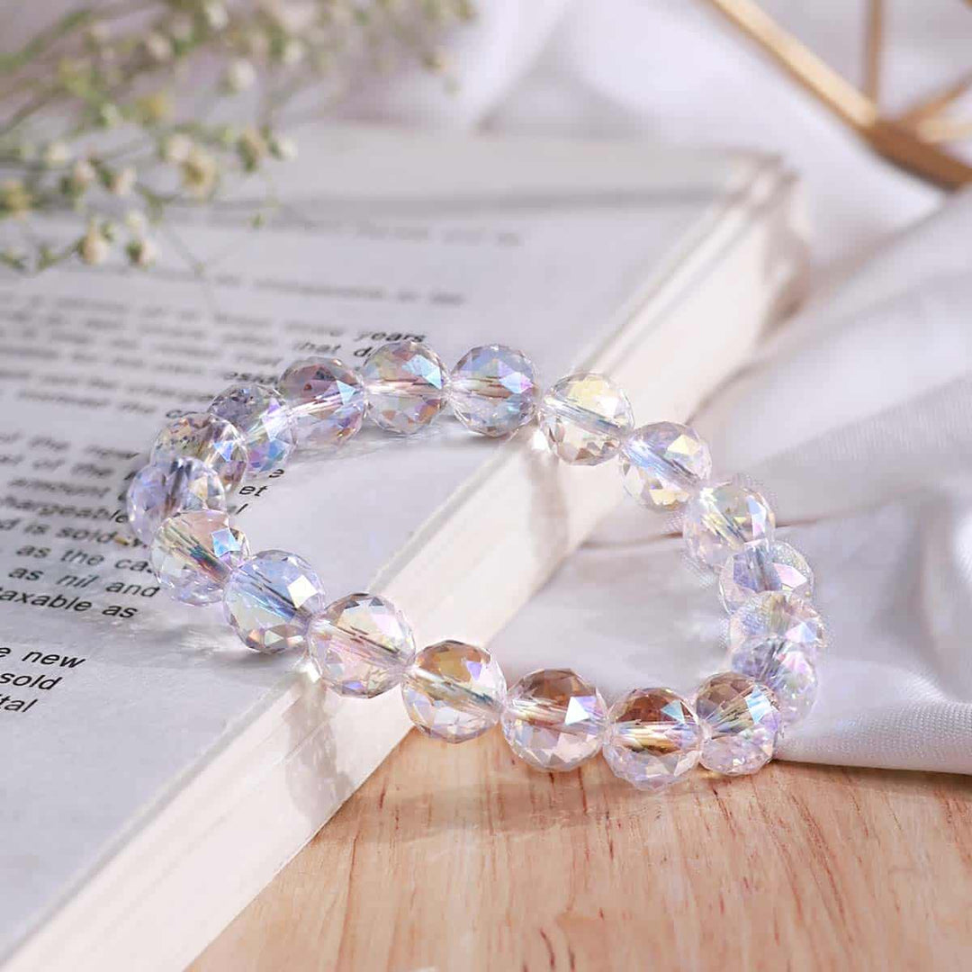 Angel Aura Quartz Faceted (Diamond Cut) Bracelet