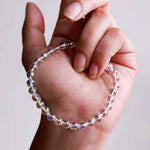 Load image into Gallery viewer, Angel Aura Quartz Faceted (Diamond Cut) Bracelet
