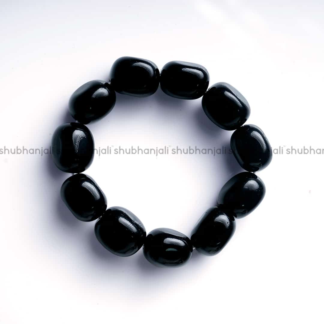 Black Obsidian Tumble Bracelet