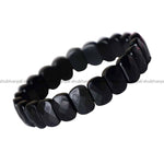 Load image into Gallery viewer, Black Obsidian Oval Faceted Bracelet
