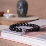 Load image into Gallery viewer, Blue Tiger Eye Buddha Bracelet

