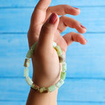 Load image into Gallery viewer, Chrysoprase Rectangle Beads Bracelet

