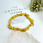 Load image into Gallery viewer, Citrine Chips Elastic Bracelet
