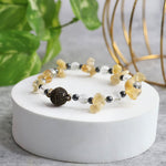 Load image into Gallery viewer, Citrine Chips Magnetic Lock Bracelet
