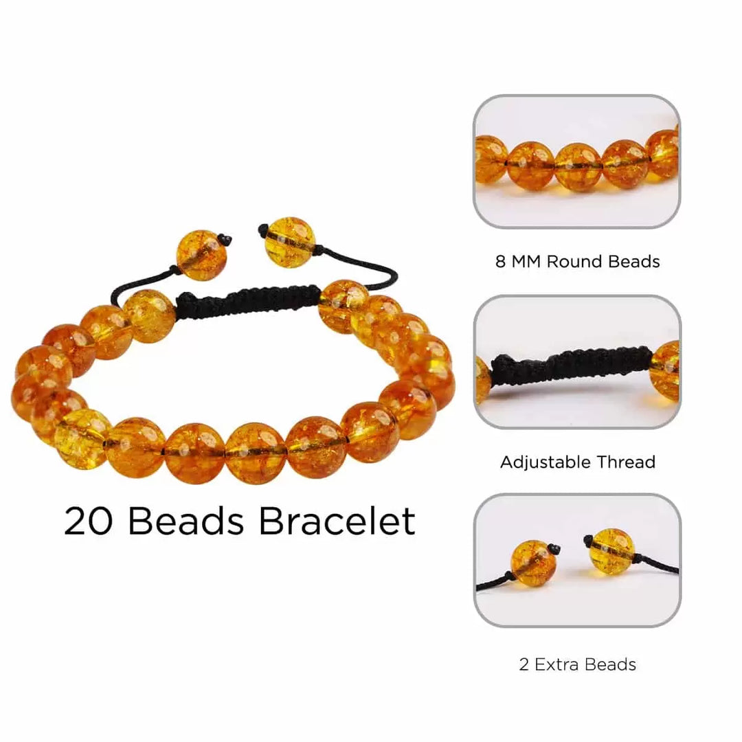 Citrine Thread Bracelet 8mm