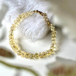 Load image into Gallery viewer, Citrine Watermelon Beads Bracelet, Crystal for Success, Growth, Prosperity

