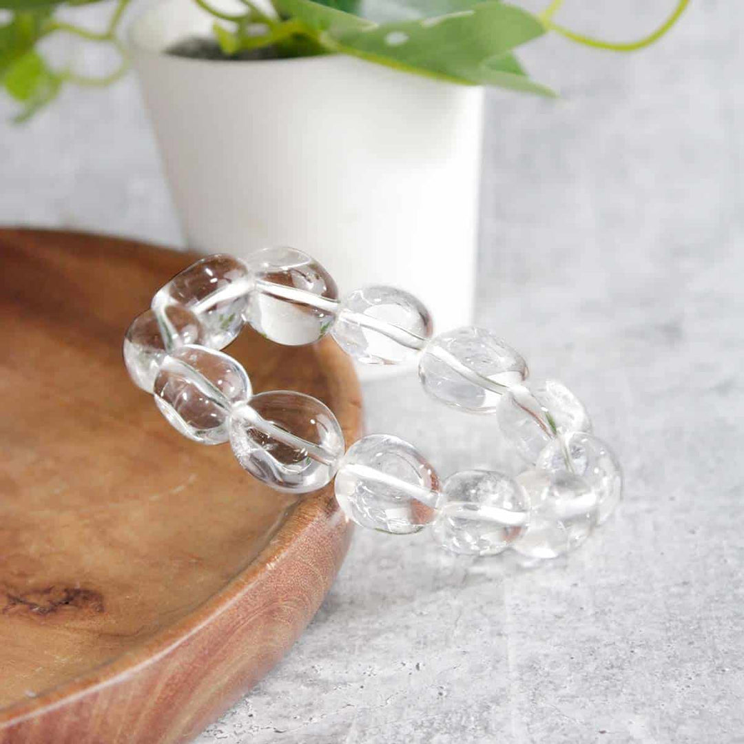 Clear Quartz Tumble Bracelet