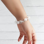 Load image into Gallery viewer, Clear Quartz Tumble Bracelet
