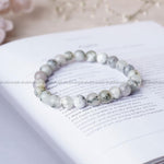Load image into Gallery viewer, Dendrite Round Beads Bracelet - 8mm Beads
