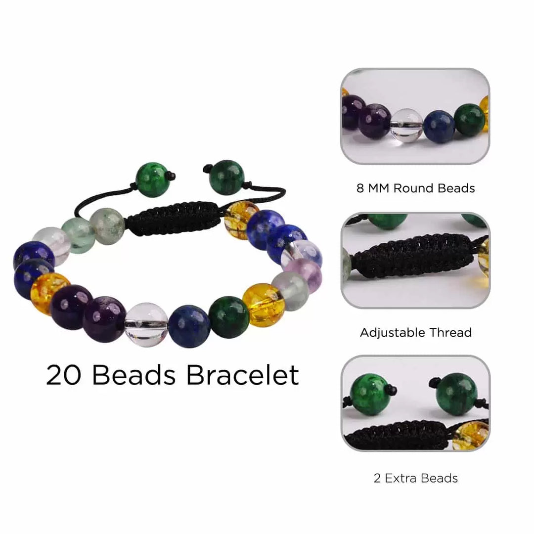 Education Thread Bracelet 8mm