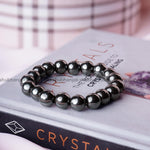 Load image into Gallery viewer, Elite Shungite Round Stone Elastic Beads Bracelet
