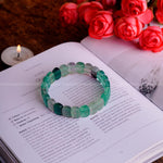 Load image into Gallery viewer, Fluorite Oval Faceted Bracelet
