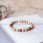 Load image into Gallery viewer, Fossil Jasper Bracelet 8mm
