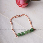 Load image into Gallery viewer, Green Aventurine Five Beads Bracelet
