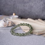 Load image into Gallery viewer, Premium Green Rutile Round 8mm Bracelet
