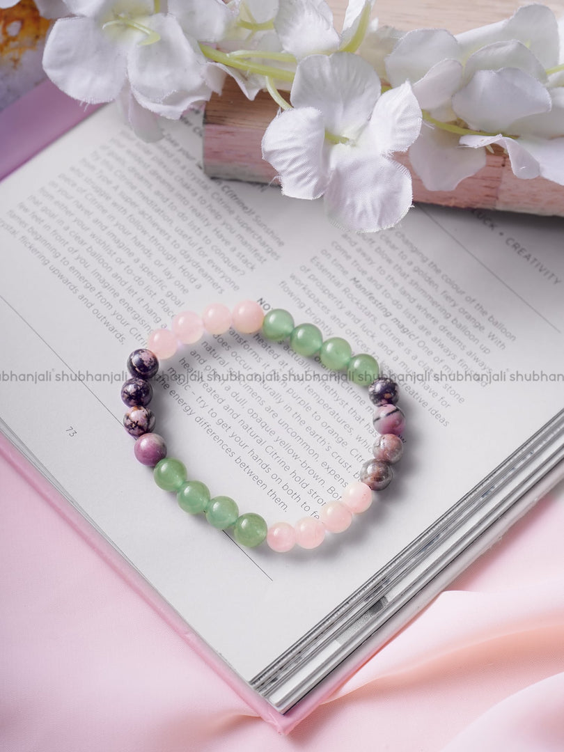 Heart Chakra Bracelet, 8MM