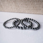 Load image into Gallery viewer, Hematite Round Beads Bracelet
