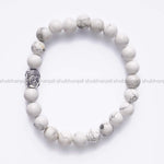 Load image into Gallery viewer, Howlite Buddha Bracelet
