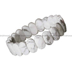 Load image into Gallery viewer, Howlite Oval Faceted Bracelet
