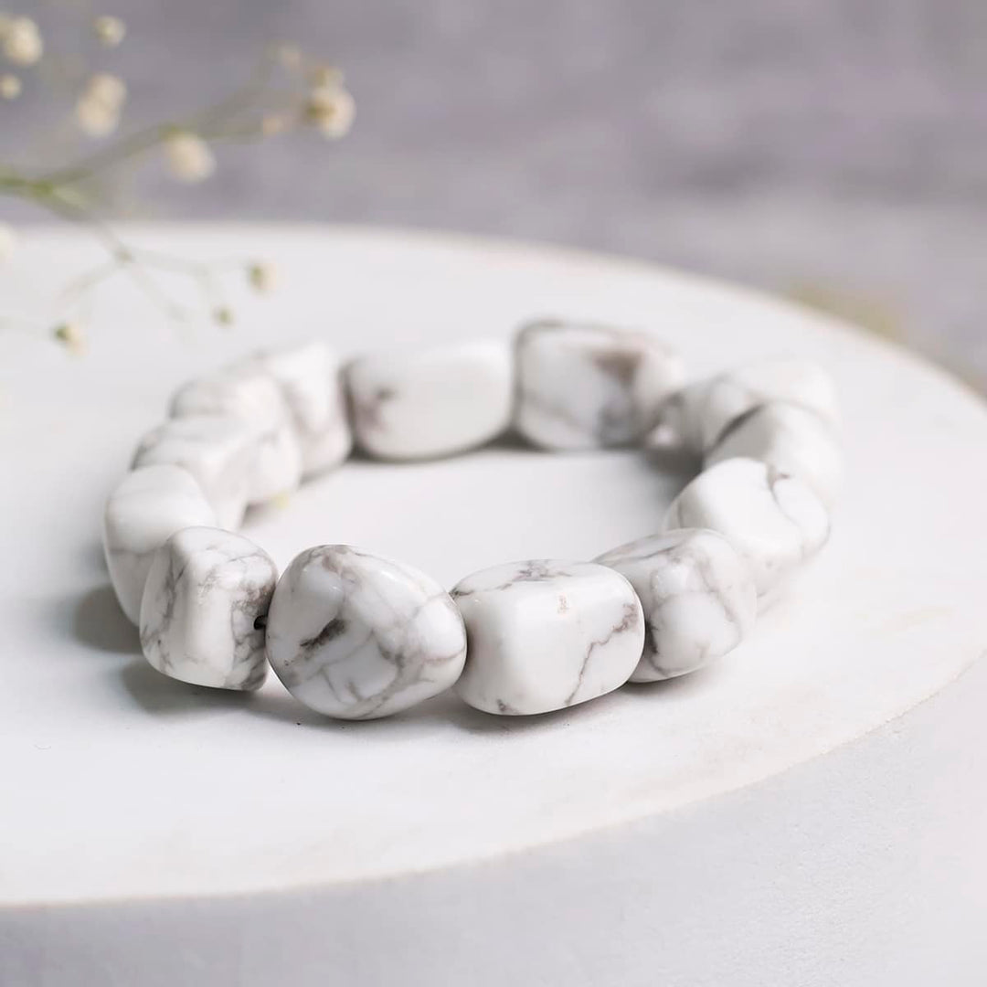 Howlite Tumble Bracelet