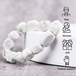 Load image into Gallery viewer, Howlite Tumble Bracelet
