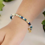 Load image into Gallery viewer, K2 Bracelet In 4mm Faceted Beads
