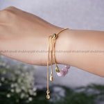 Load image into Gallery viewer, Kunzite Five Beads Bracelet
