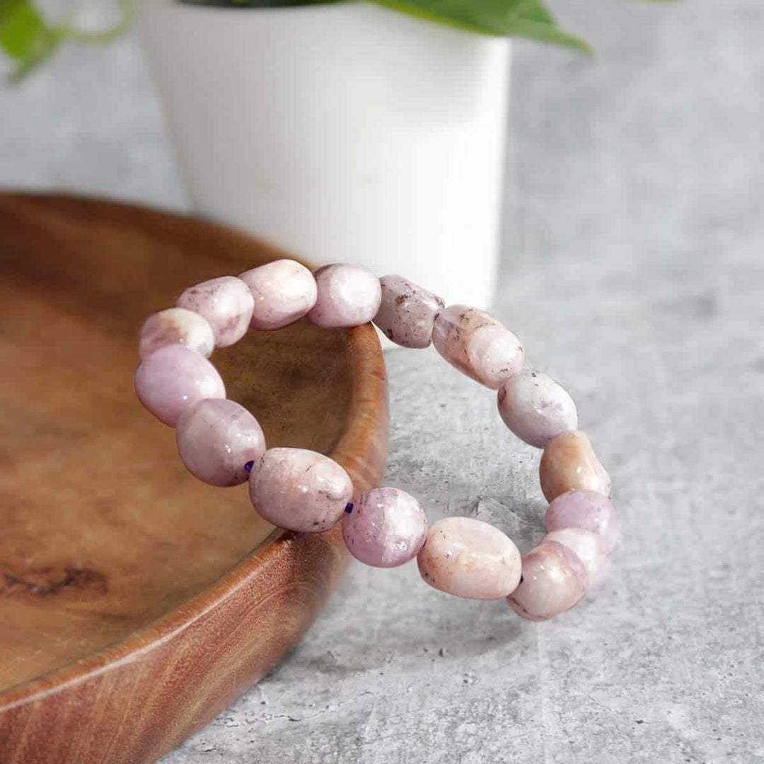 Kunzite Tumble Bracelet