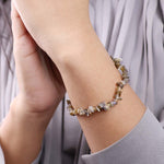 Load image into Gallery viewer, Labradoride Chip Stone Bracelet
