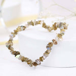 Load image into Gallery viewer, Labradoride Chip Stone Bracelet
