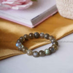 Load image into Gallery viewer, Labradorite Round Beads Bracelet
