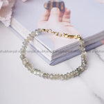 Load image into Gallery viewer, Labradorite Rondelle Shape Bracelet
