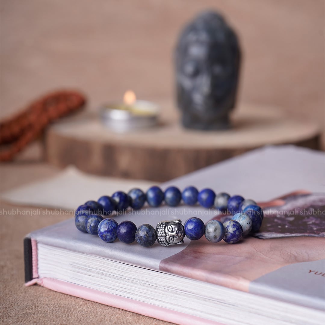 Lapis Lazuli Buddha Bracelet